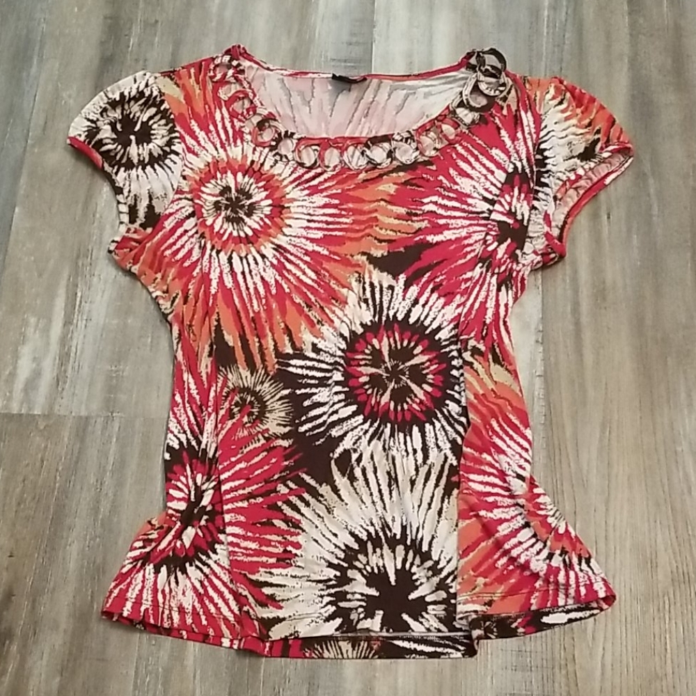 East 5th Blouse Multi Fall Colors